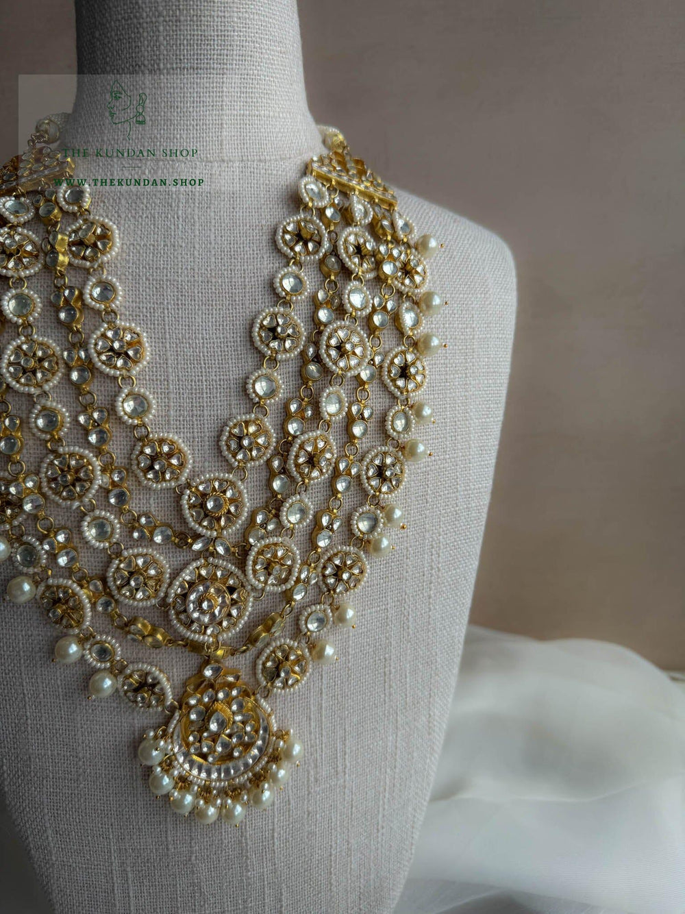 One Last Favour // Multi Layer Kundan Necklace Necklace Sets THE KUNDAN SHOP