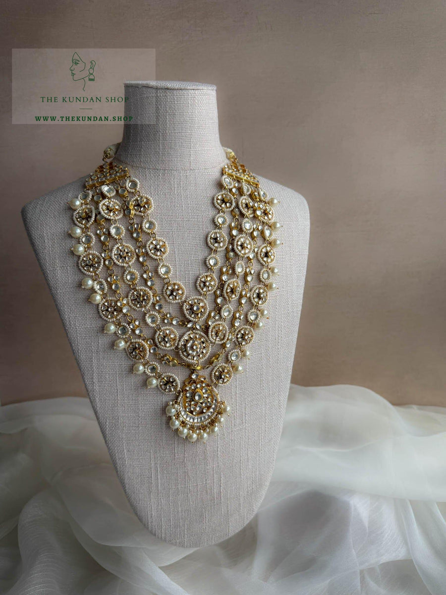 One Last Favour // Multi Layer Kundan Necklace Necklace Sets THE KUNDAN SHOP