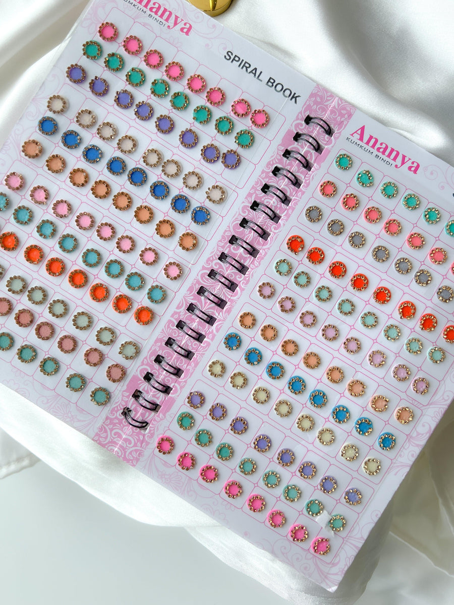 The Bindi Book in Pastel v2 Bindis THE KUNDAN SHOP