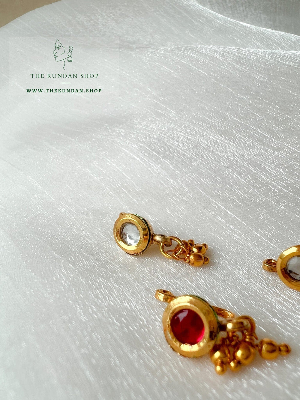 Kundan Stone Nose Pin Naath THE KUNDAN SHOP