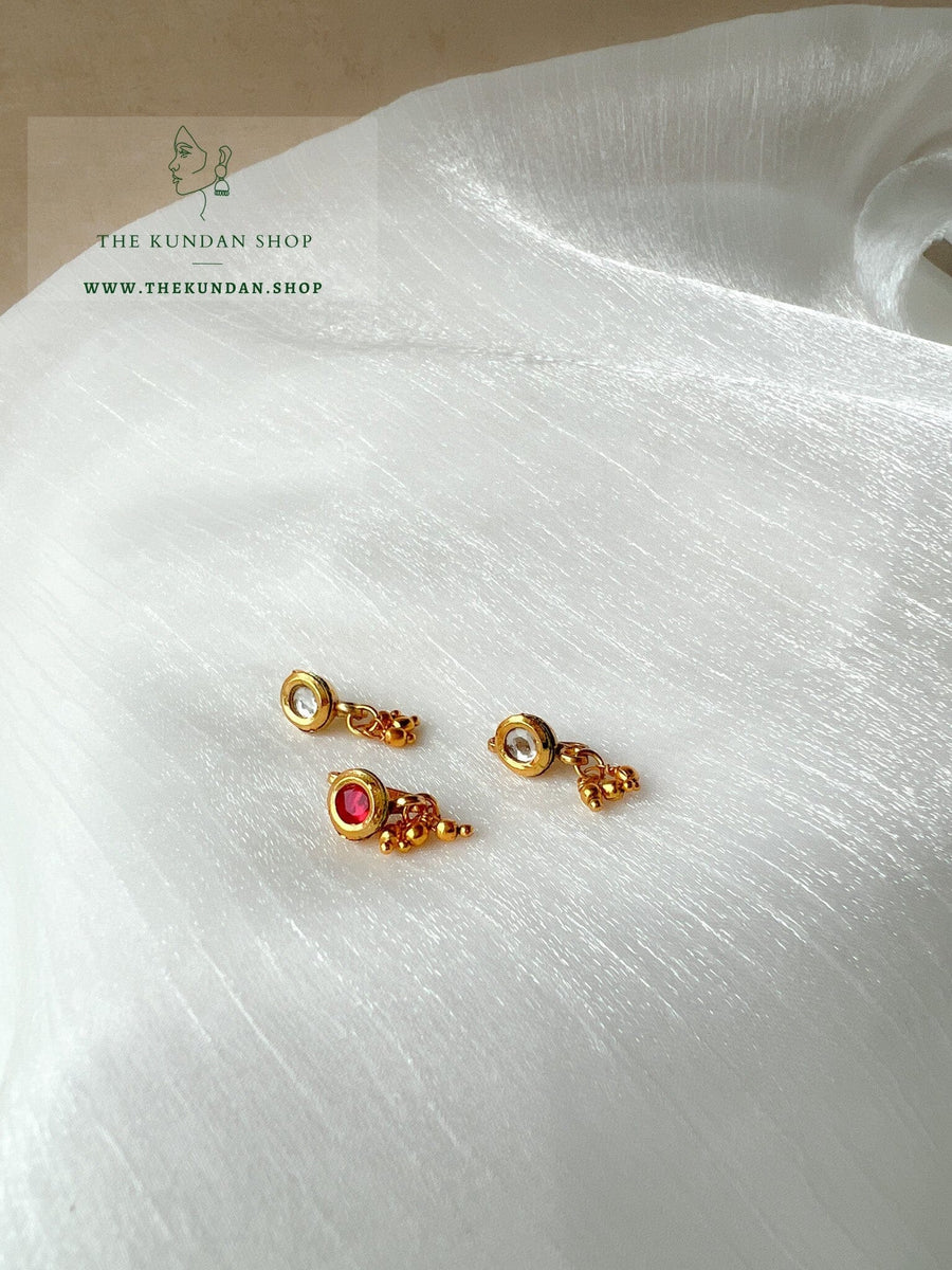 Kundan Stone Nose Pin Naath THE KUNDAN SHOP