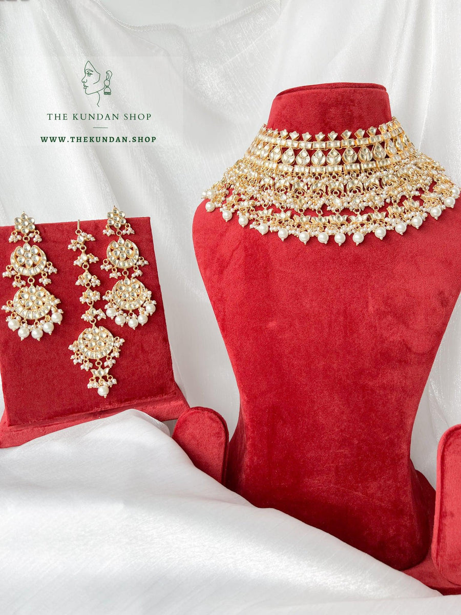 Graced in Pearl Necklace Sets THE KUNDAN SHOP 