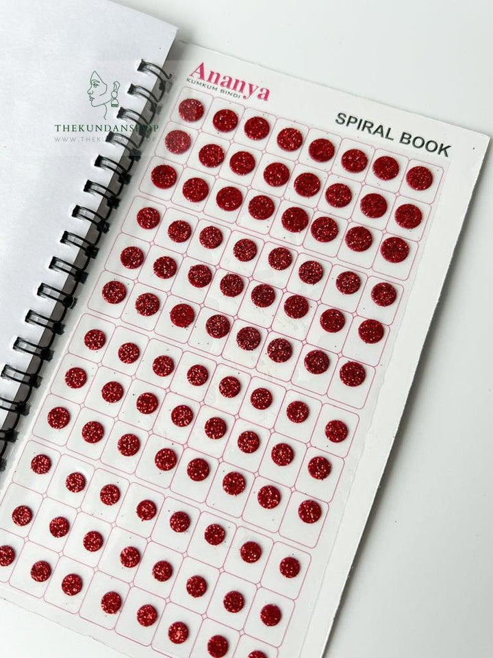 The Bindi Book in Glitter Bindis THE KUNDAN SHOP