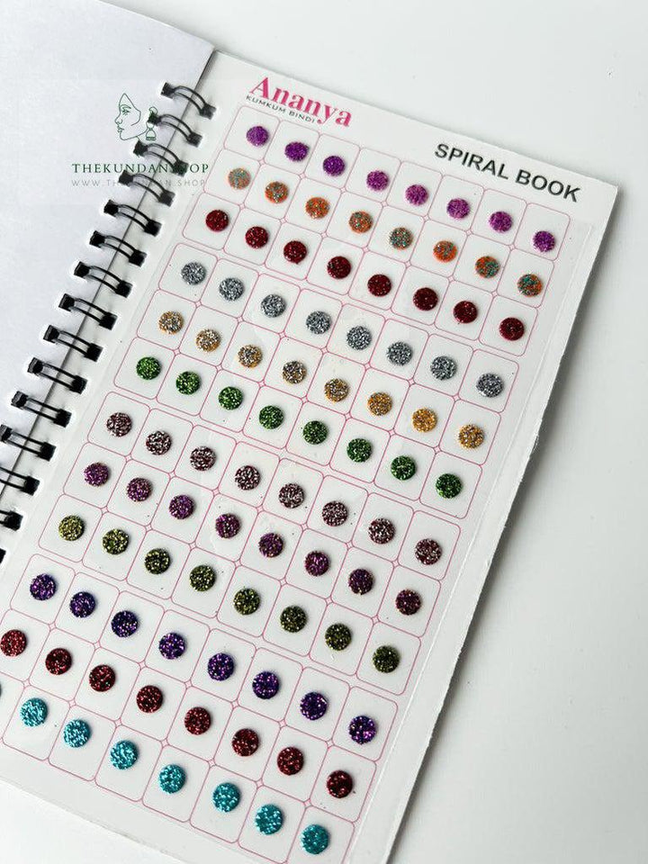 The Bindi Book in Glitter Bindis THE KUNDAN SHOP