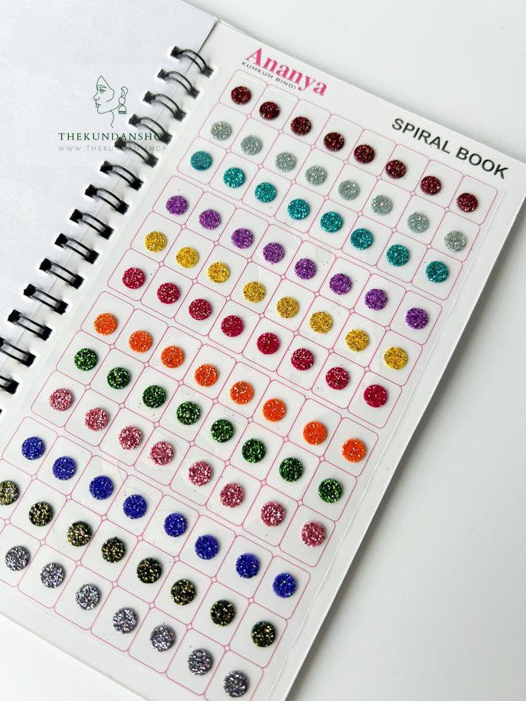 The Bindi Book in Glitter Bindis THE KUNDAN SHOP