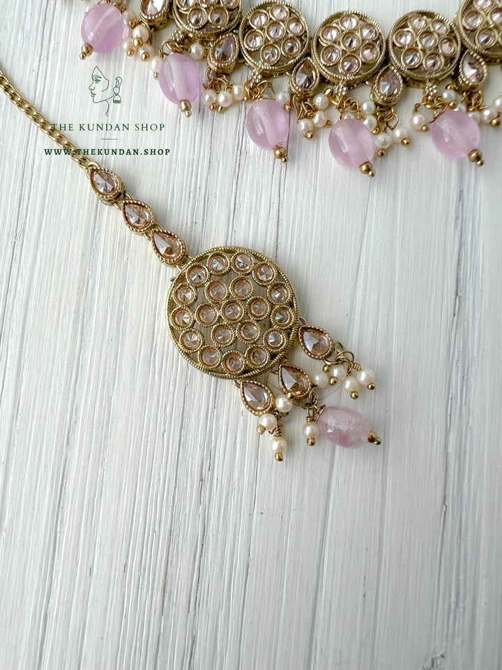 A Nice Touch in Lilac Necklace Sets THE KUNDAN SHOP