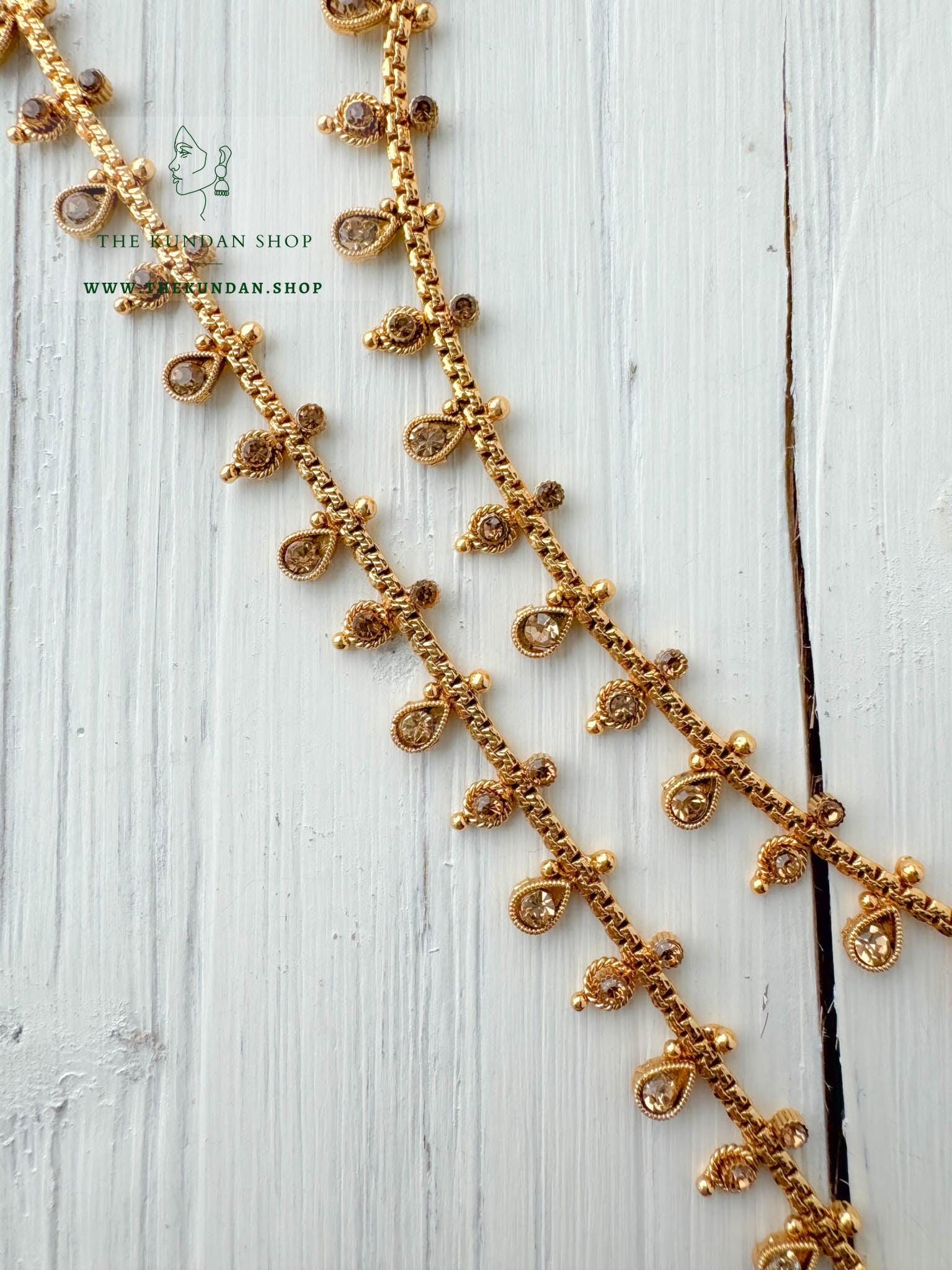 Gentle // Dainty Anklets Anklets THE KUNDAN SHOP 