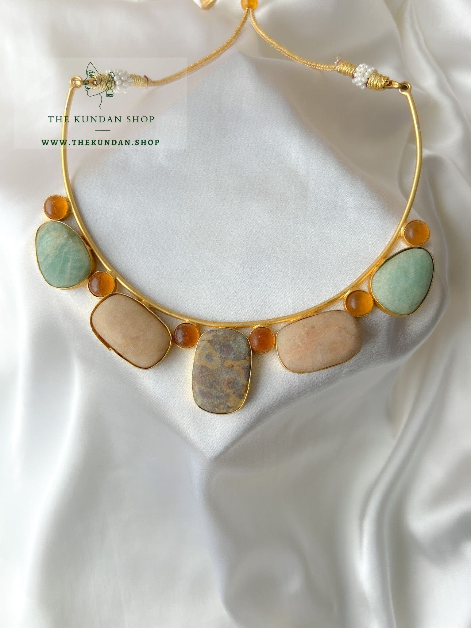 Truthful in Earth Tones 2.0 Necklace Sets THE KUNDAN SHOP 