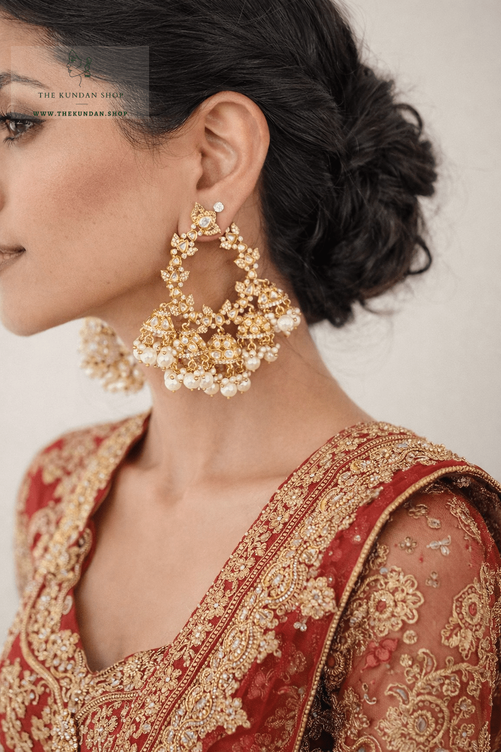Midnight Hour Earrings THE KUNDAN SHOP 