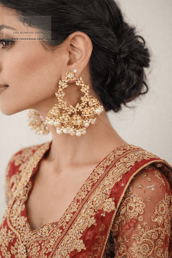 Midnight Hour Earrings THE KUNDAN SHOP 