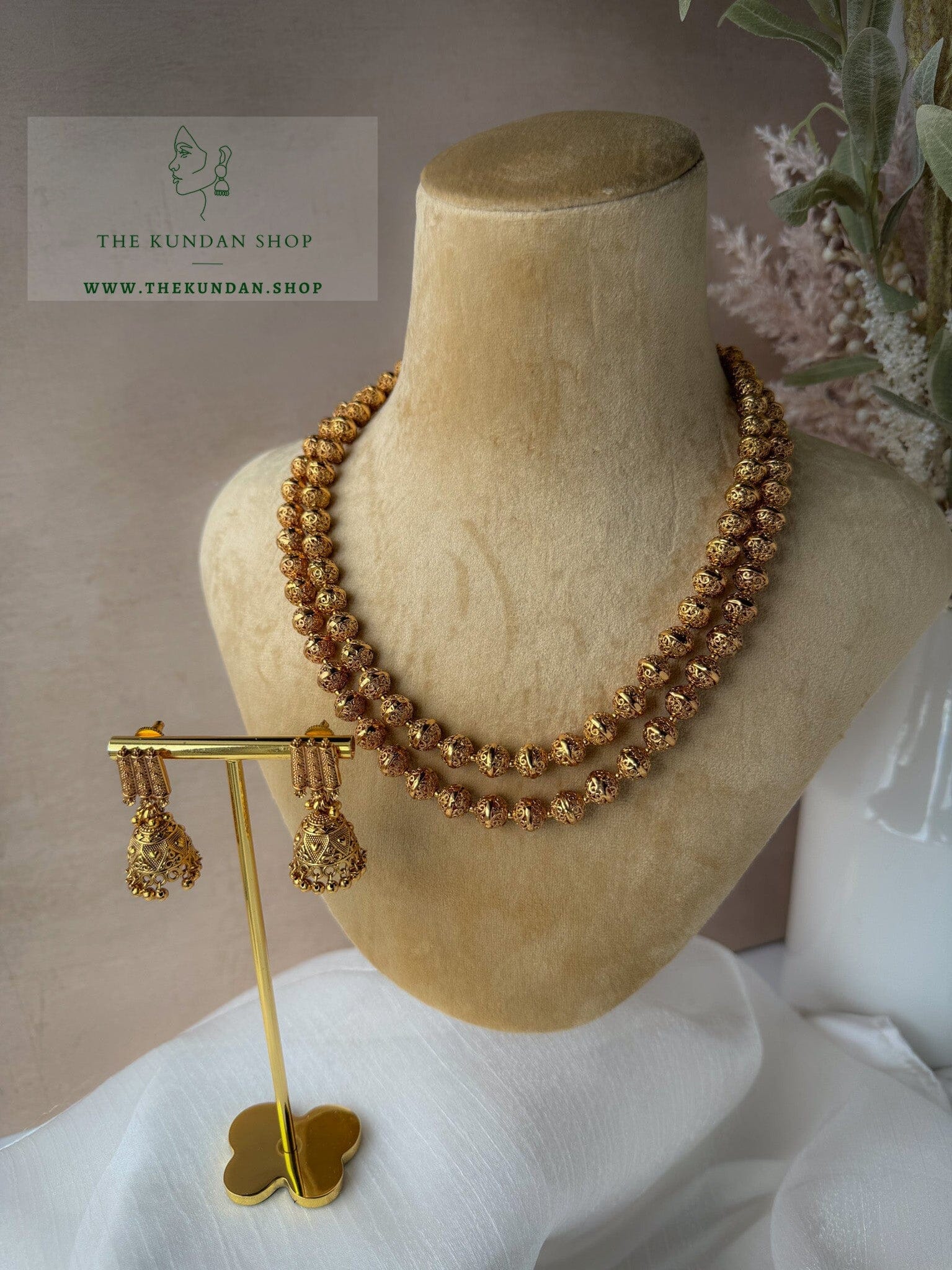 Strung Together 2.0 / Double Layer Set Necklace Sets THE KUNDAN SHOP 