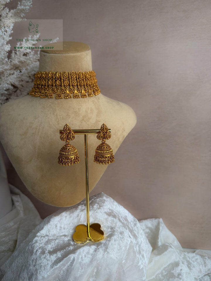 Dynast // Antique Choker Necklace Sets THE KUNDAN SHOP 