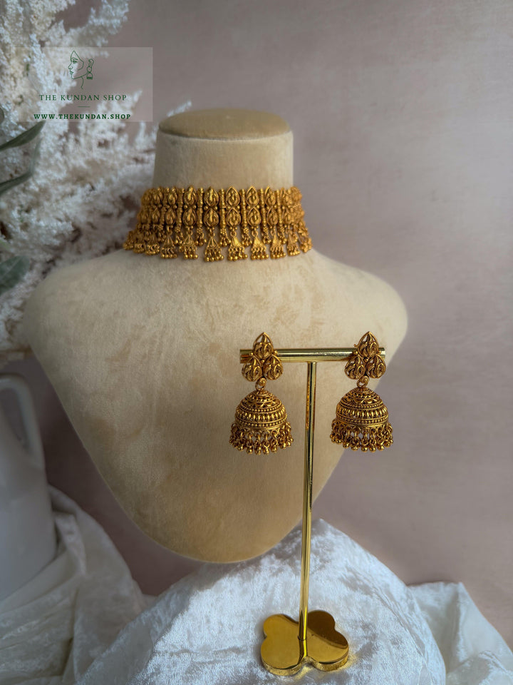 Dynast // Antique Choker Necklace Sets THE KUNDAN SHOP 