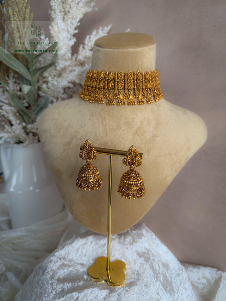 Dynast // Antique Choker Necklace Sets THE KUNDAN SHOP 