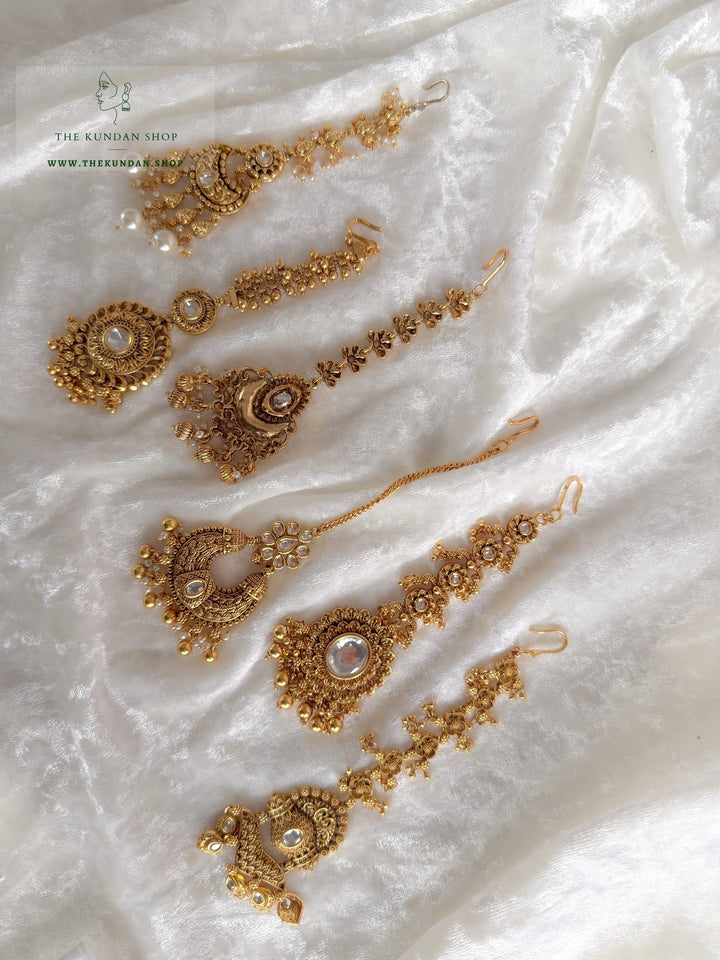 Crowned // Antique Maangtikkas Maangtikka THE KUNDAN SHOP 