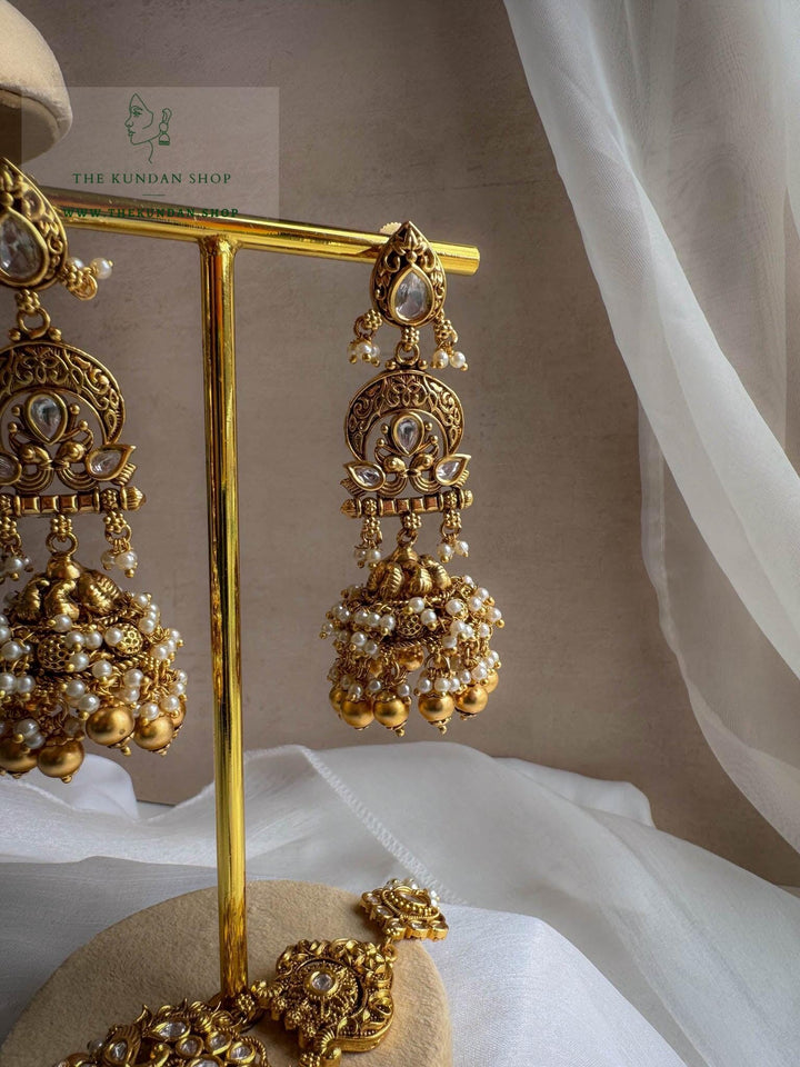 Authentic with Kundan in Antique Necklace Sets THE KUNDAN SHOP 