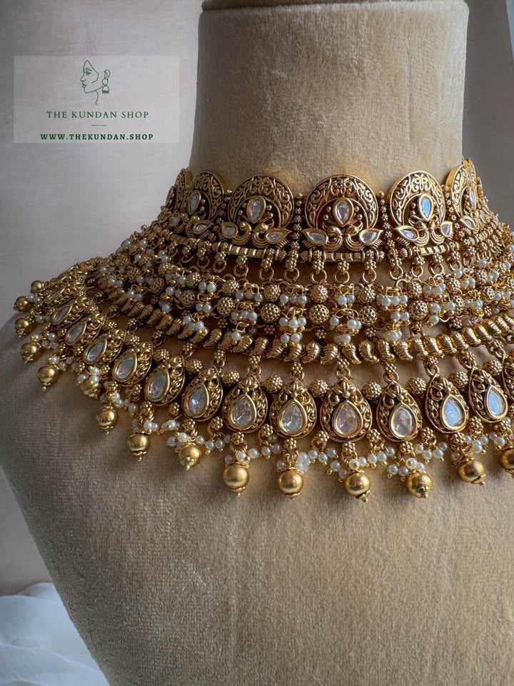 Authentic with Kundan in Antique Necklace Sets THE KUNDAN SHOP 