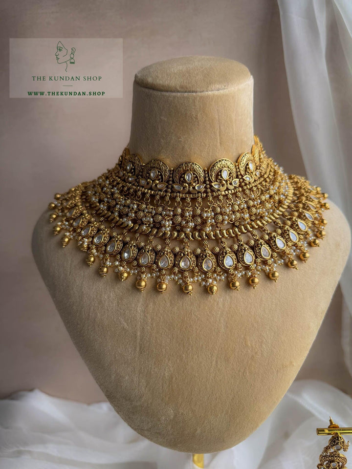 Authentic with Kundan in Antique Necklace Sets THE KUNDAN SHOP 
