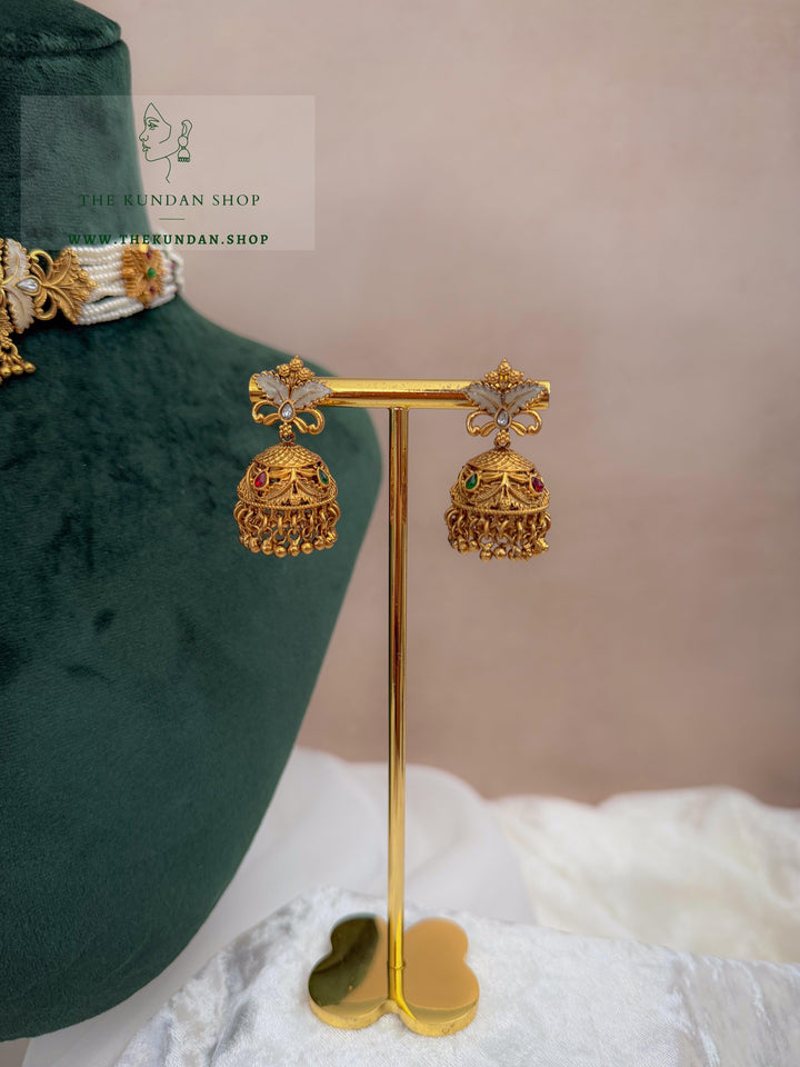Pretty Telling // Pink &amp; Green Necklace Sets THE KUNDAN SHOP 