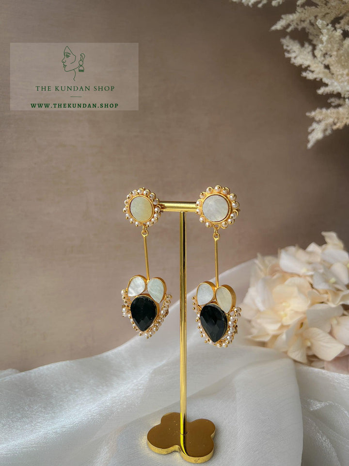 Secrets in Mother of Pearl Earrings THE KUNDAN SHOP 