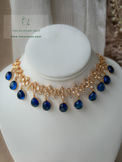 Make it Right in Blue Necklace Sets THE KUNDAN SHOP 