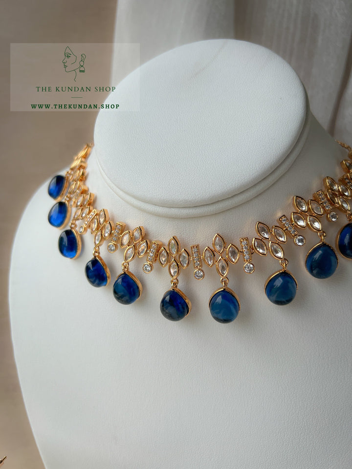 Make it Right in Blue Necklace Sets THE KUNDAN SHOP 