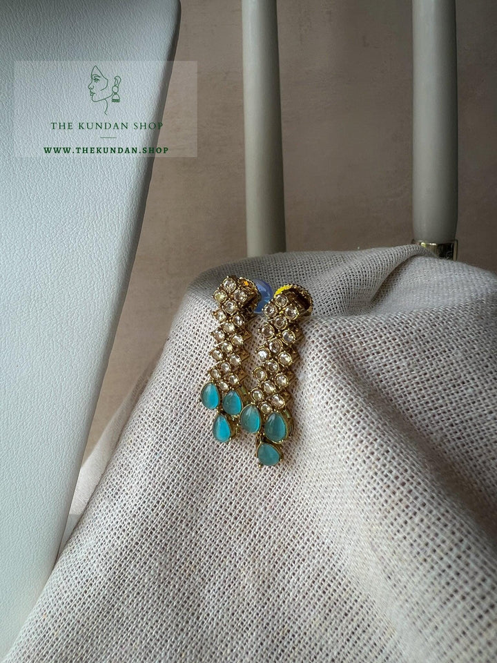 Nominal Polki in Blue Necklace Sets THE KUNDAN SHOP 