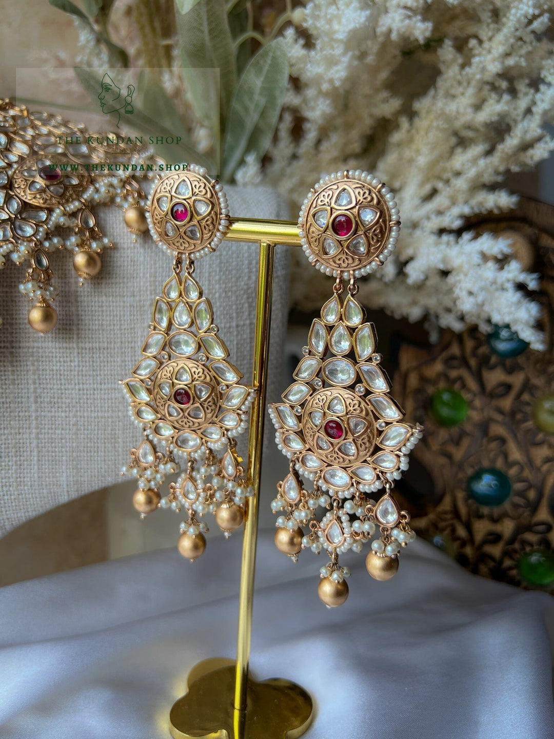 Rightful & Regal in Ruby Necklace Sets THE KUNDAN SHOP 