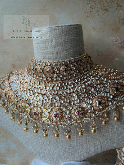 Rightful & Regal in Ruby Necklace Sets THE KUNDAN SHOP 