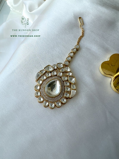 Crystallized Drops in Clear Necklace Sets THE KUNDAN SHOP 