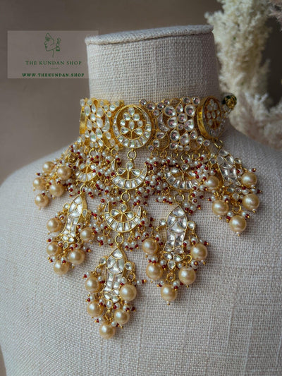 Conscious in Kundan & Red Necklace Sets THE KUNDAN SHOP 