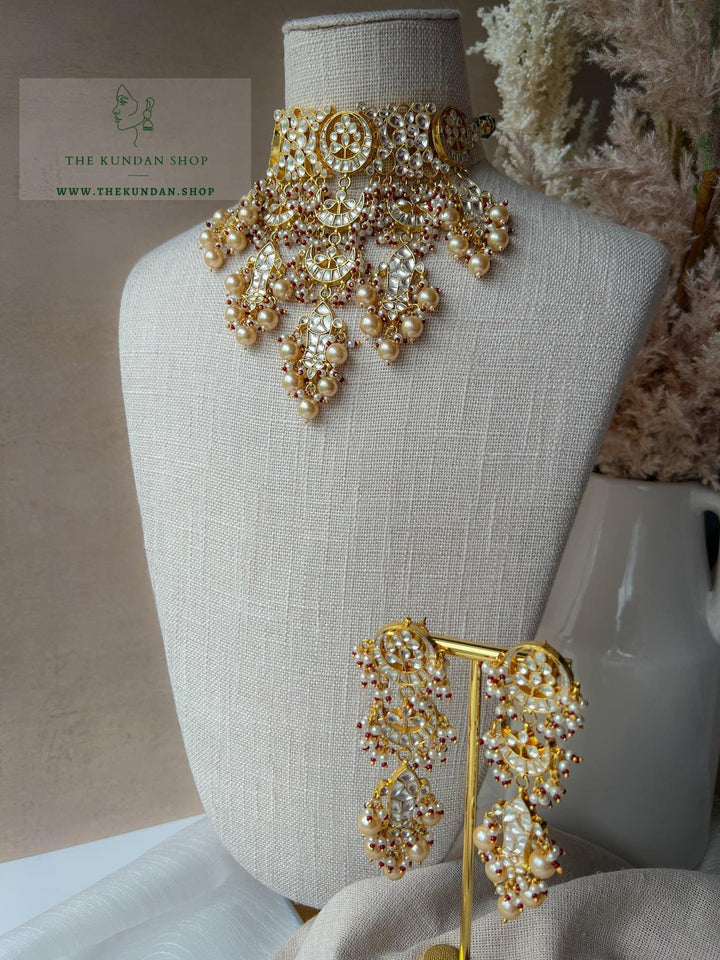 Conscious in Kundan & Red Necklace Sets THE KUNDAN SHOP 