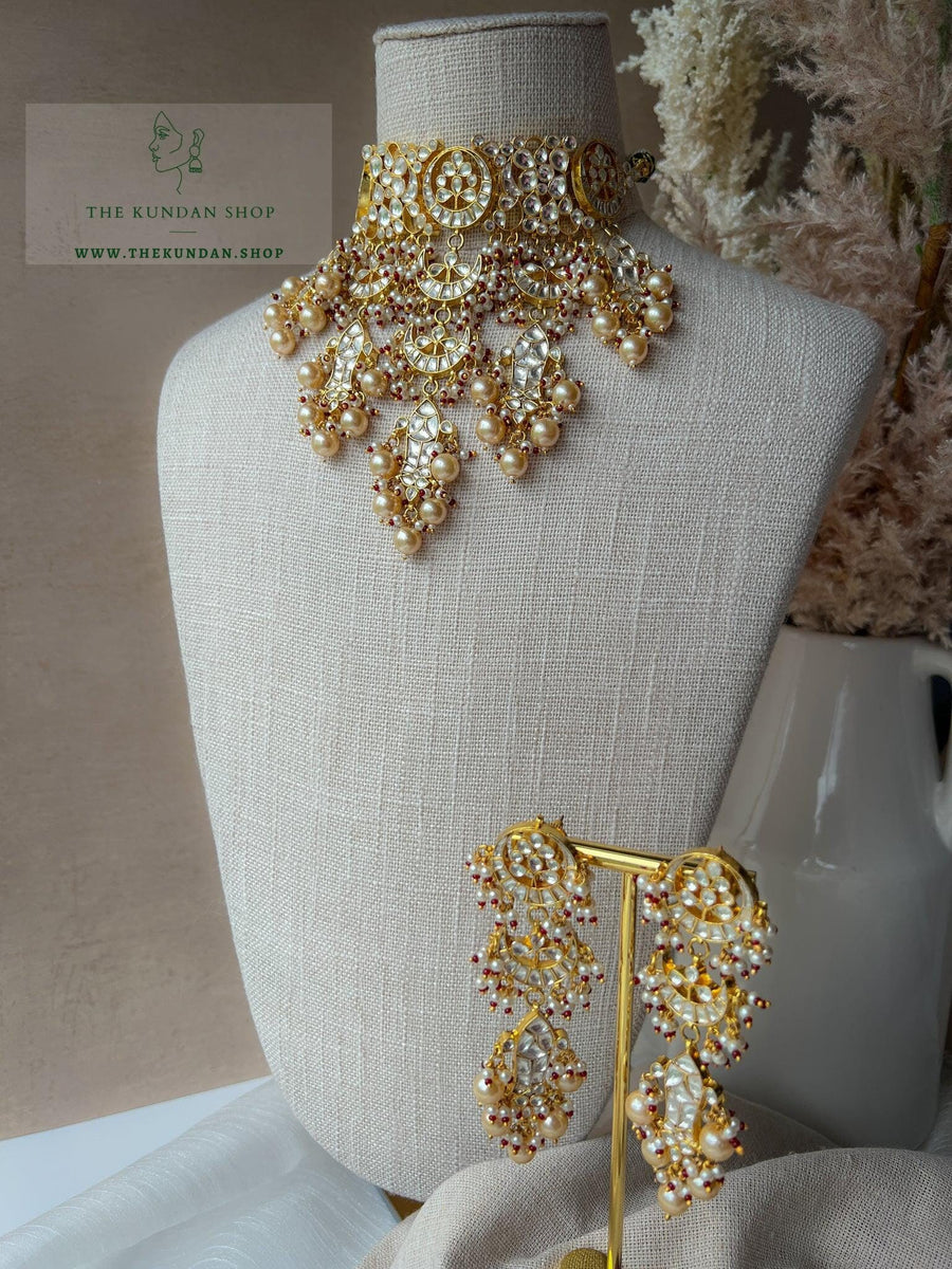 Conscious in Kundan & Red Necklace Sets THE KUNDAN SHOP 