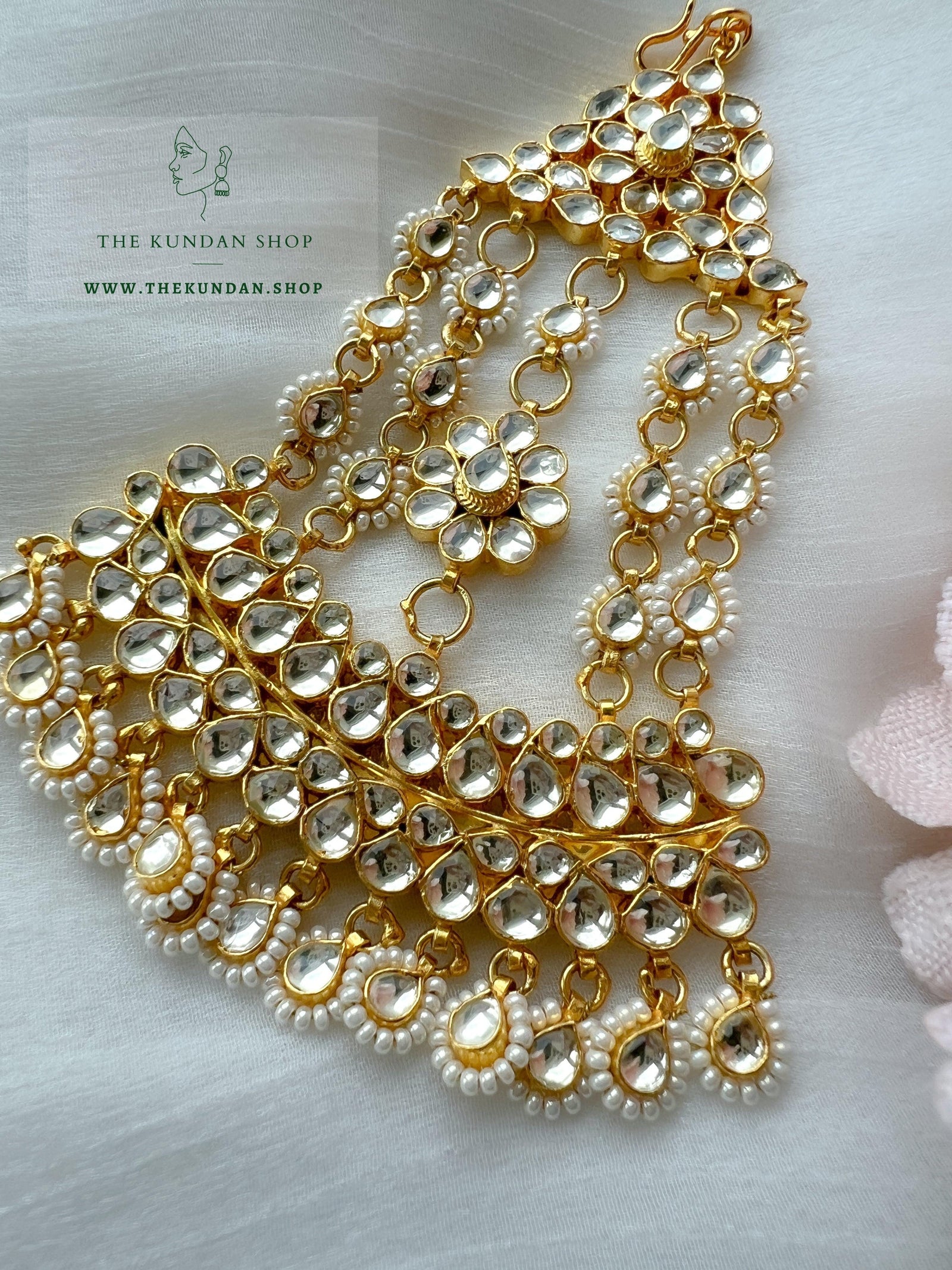 Center Flower in Kundan Passa Passa THE KUNDAN SHOP 