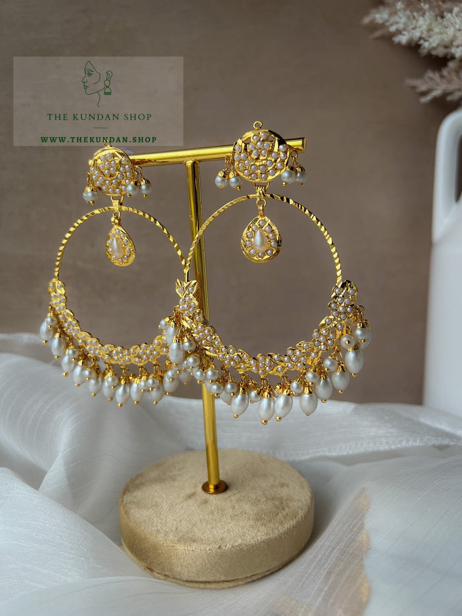 Jadau Choices with Pearl Earrings THE KUNDAN SHOP Pearl 