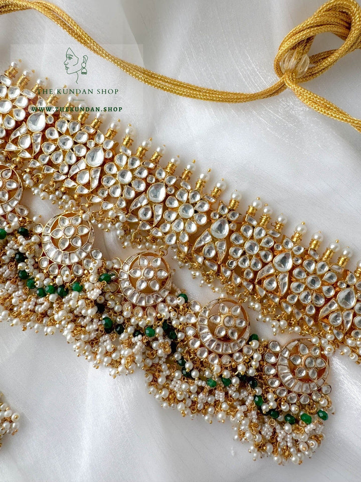 Represented in Green Necklace Sets THE KUNDAN SHOP 