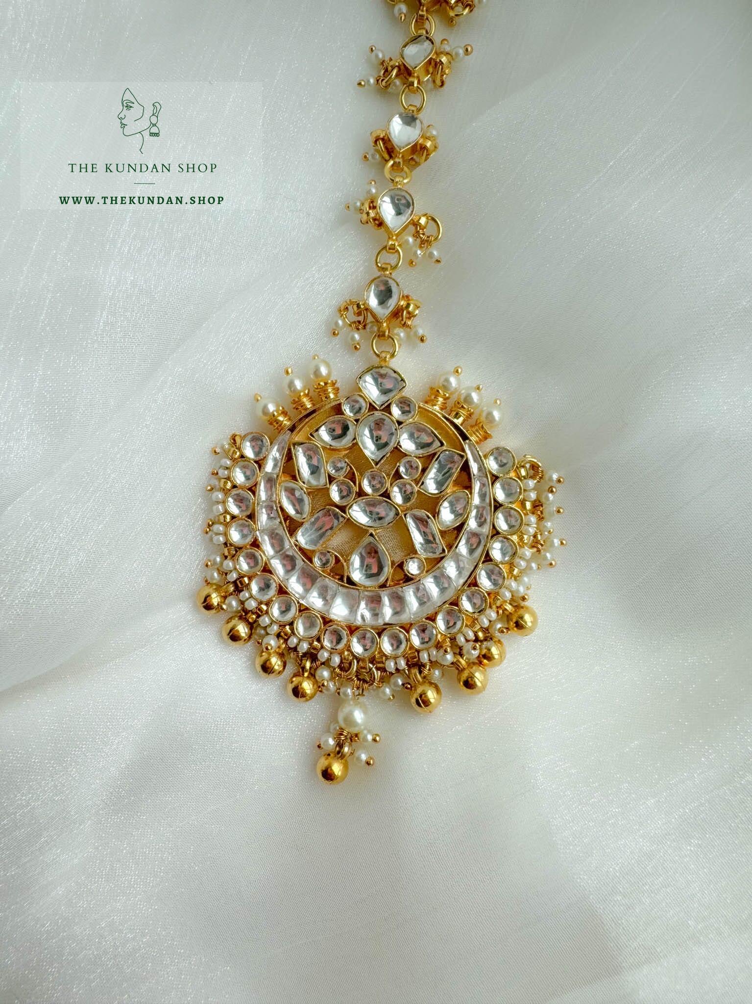 Endear Tikka In Kundan Maangtikka THE KUNDAN SHOP 