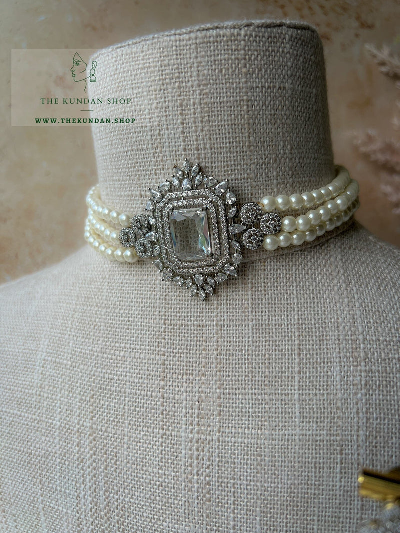 After Hours in Clear Necklace Sets THE KUNDAN SHOP 