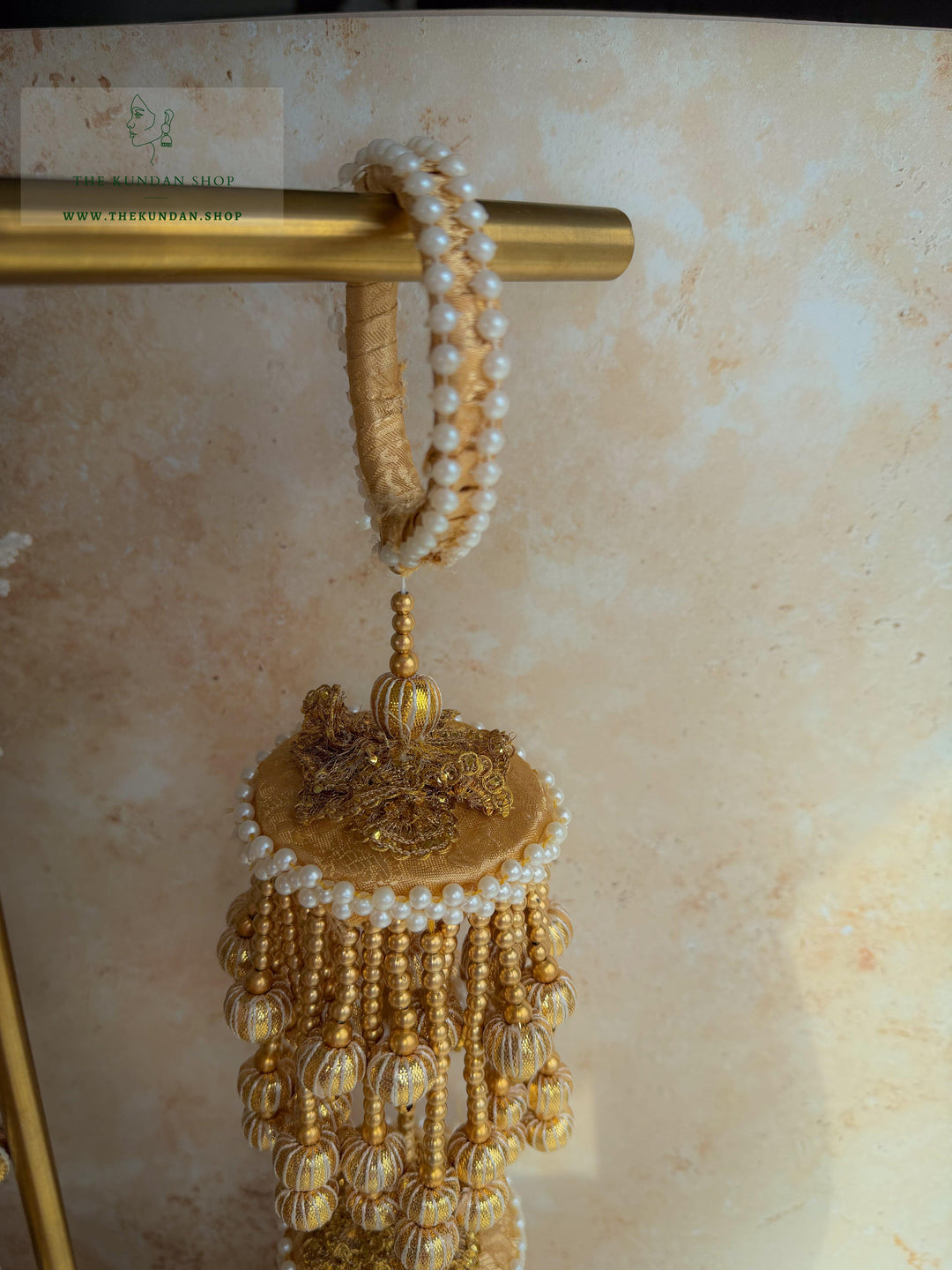 Pearl Space // Cream Fabric Kaleeray Kaleeray THE KUNDAN SHOP 
