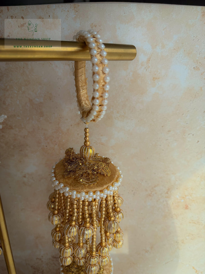 Pearl Space // Cream Fabric Kaleeray Kaleeray THE KUNDAN SHOP 