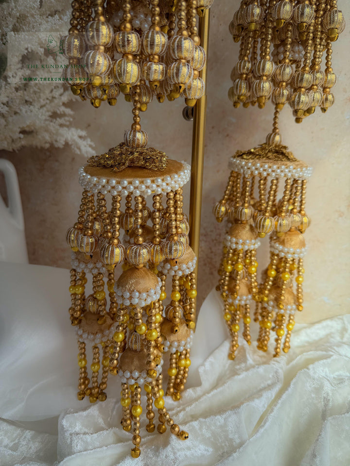 Pearl Space // Cream Fabric Kaleeray Kaleeray THE KUNDAN SHOP 