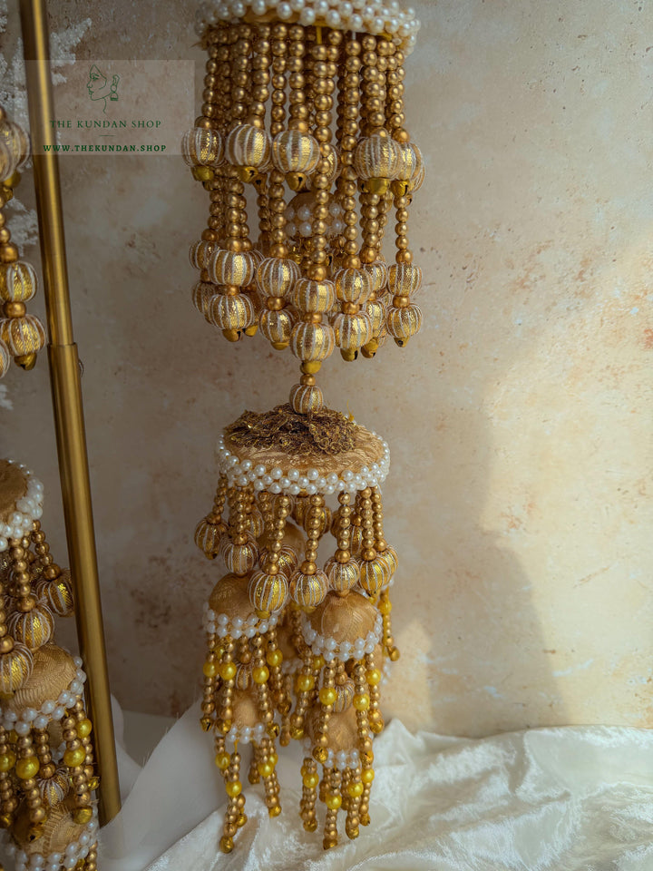 Pearl Space // Cream Fabric Kaleeray Kaleeray THE KUNDAN SHOP 