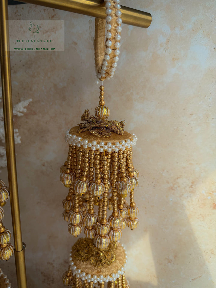 Pearl Space // Cream Fabric Kaleeray Kaleeray THE KUNDAN SHOP 