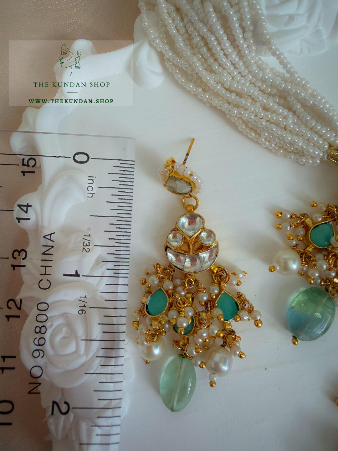 Chand Pendant in Mint
