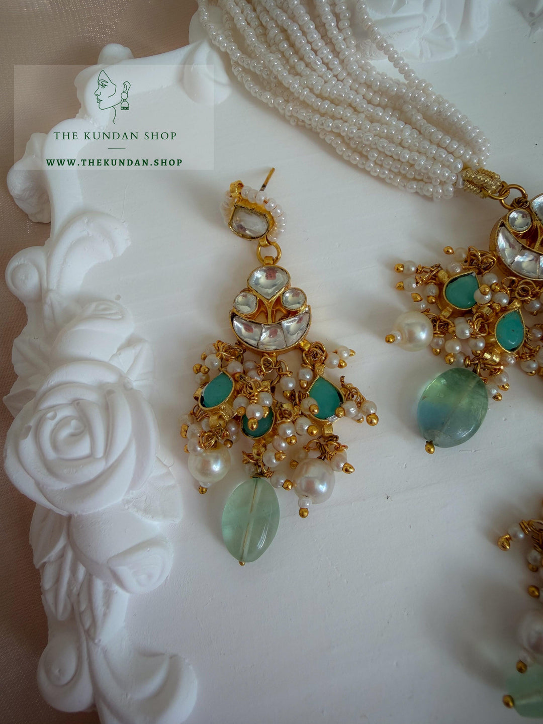 Chand Pendant in Mint