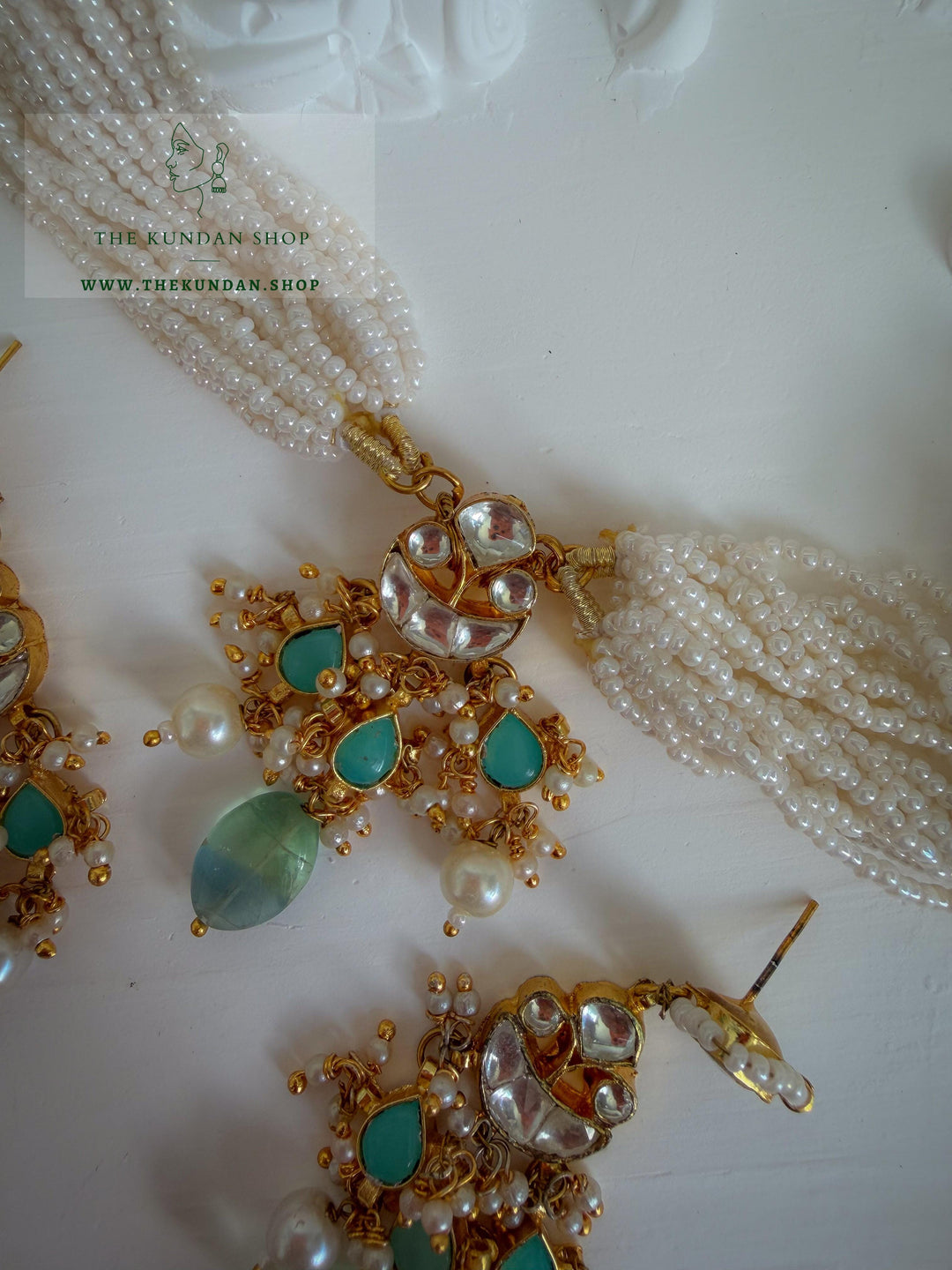 Chand Pendant in Mint
