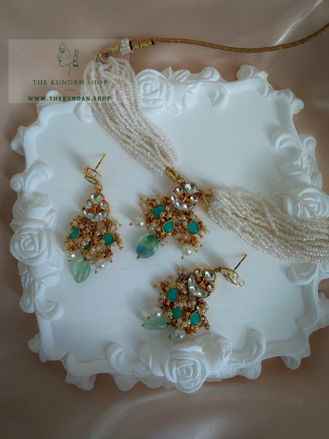 Chand Pendant in Mint