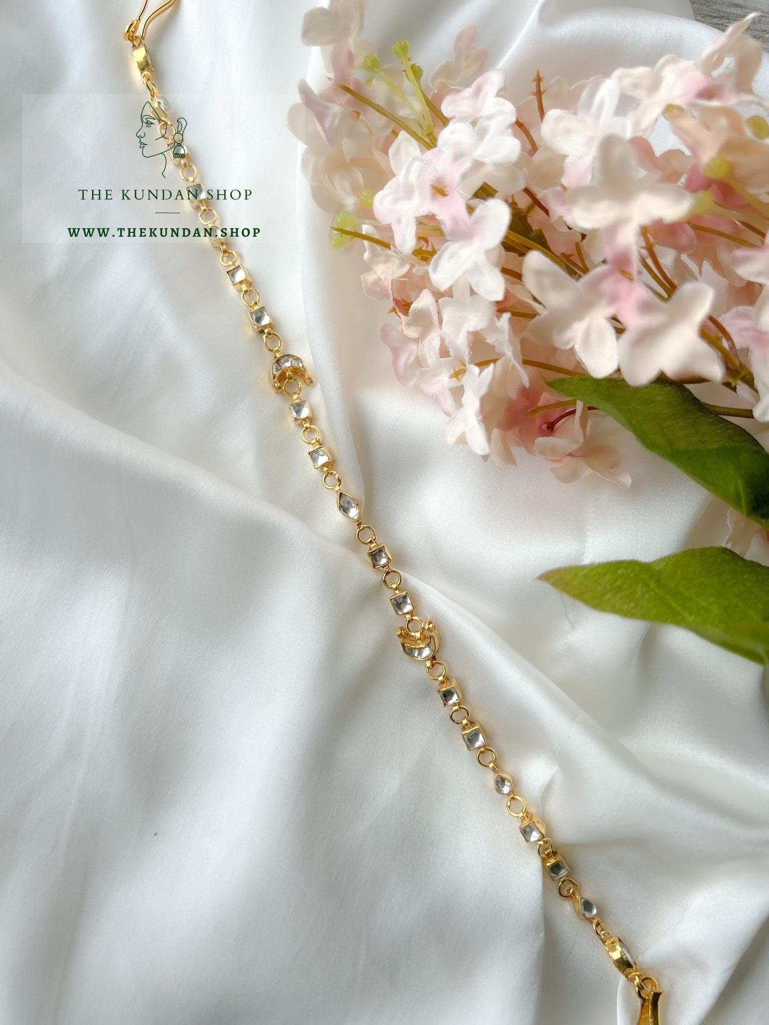 Dainty Stones - Headband Mathapathi THE KUNDAN SHOP 