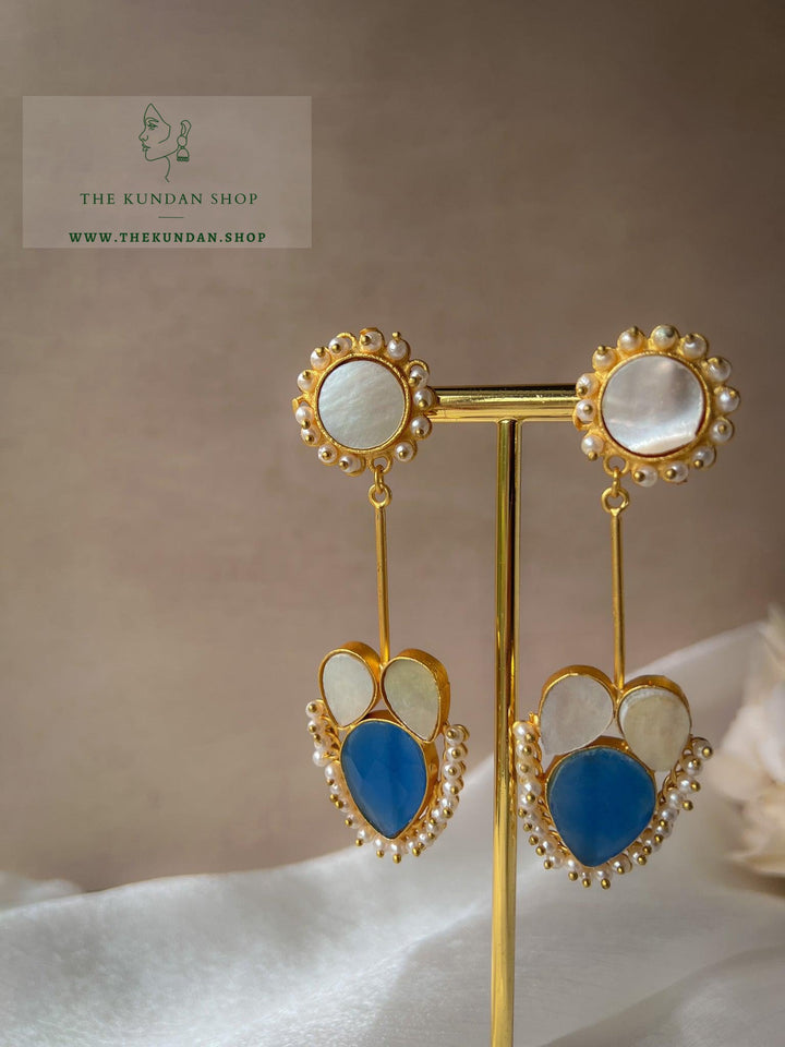 Secrets in Mother of Pearl Earrings THE KUNDAN SHOP 