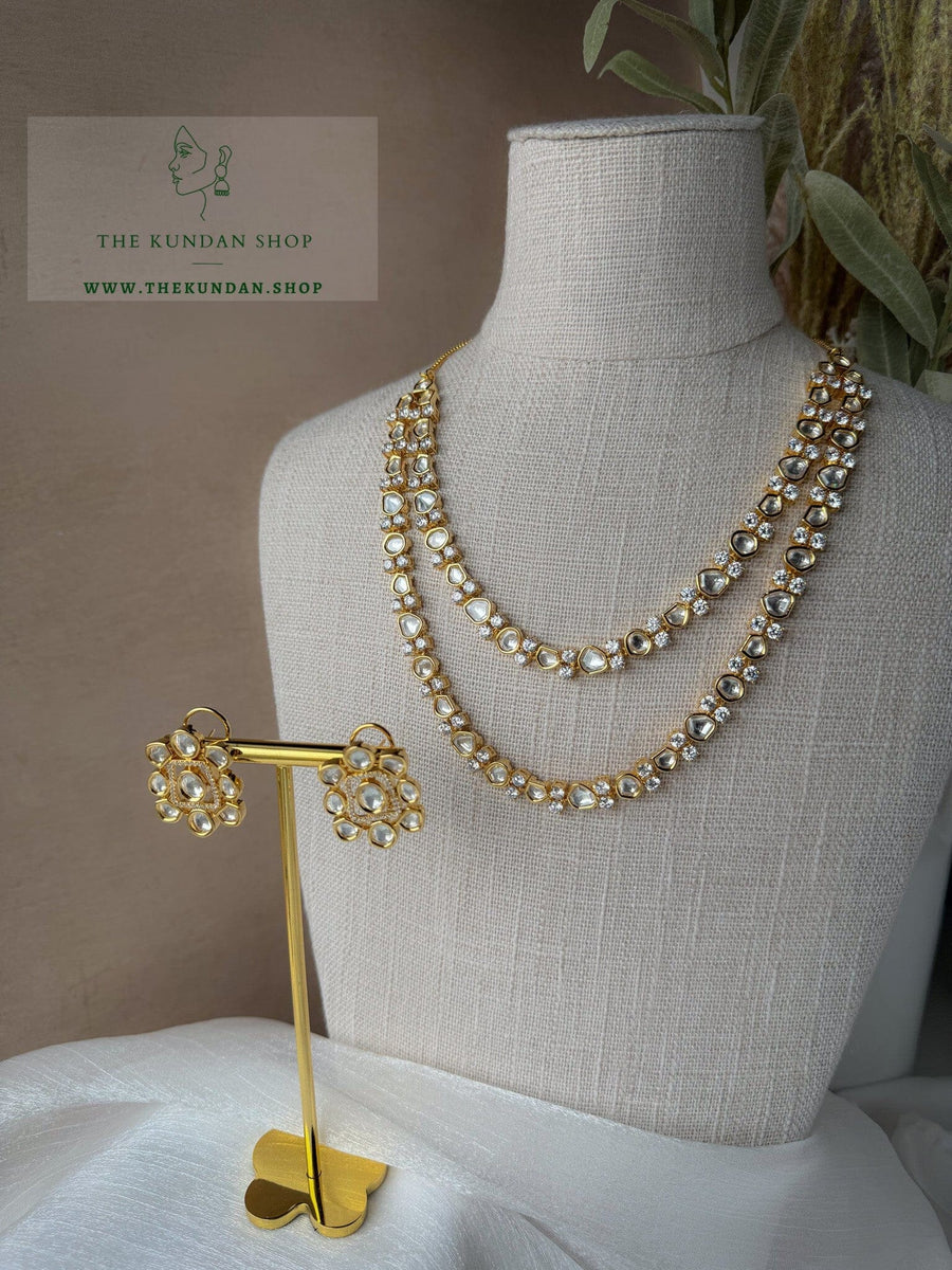 Perfect Timing - Double Layer Necklace Sets THE KUNDAN SHOP 